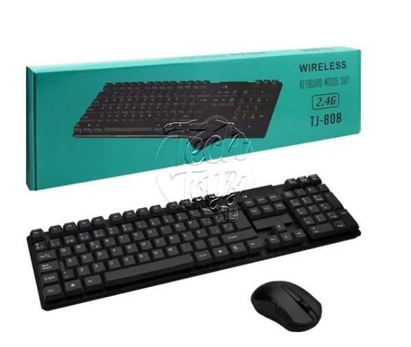 Combo Mouse Y Teclado Inalámbrico Tj-808