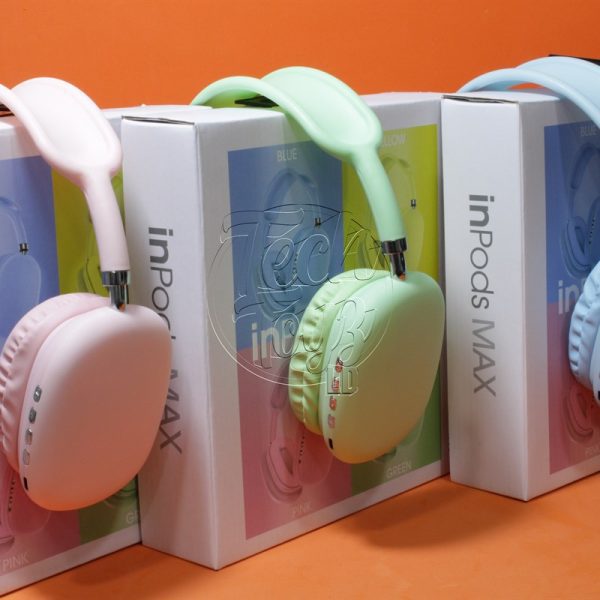 Diademas Inpods MAX colores pastel