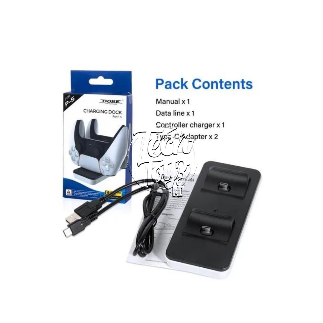 Cargador Para Control De Ps4 Dual Dock Estacion De Carga