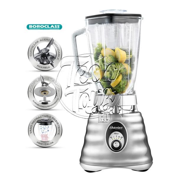Licuadora clásica Oster plateada REF. 004655013