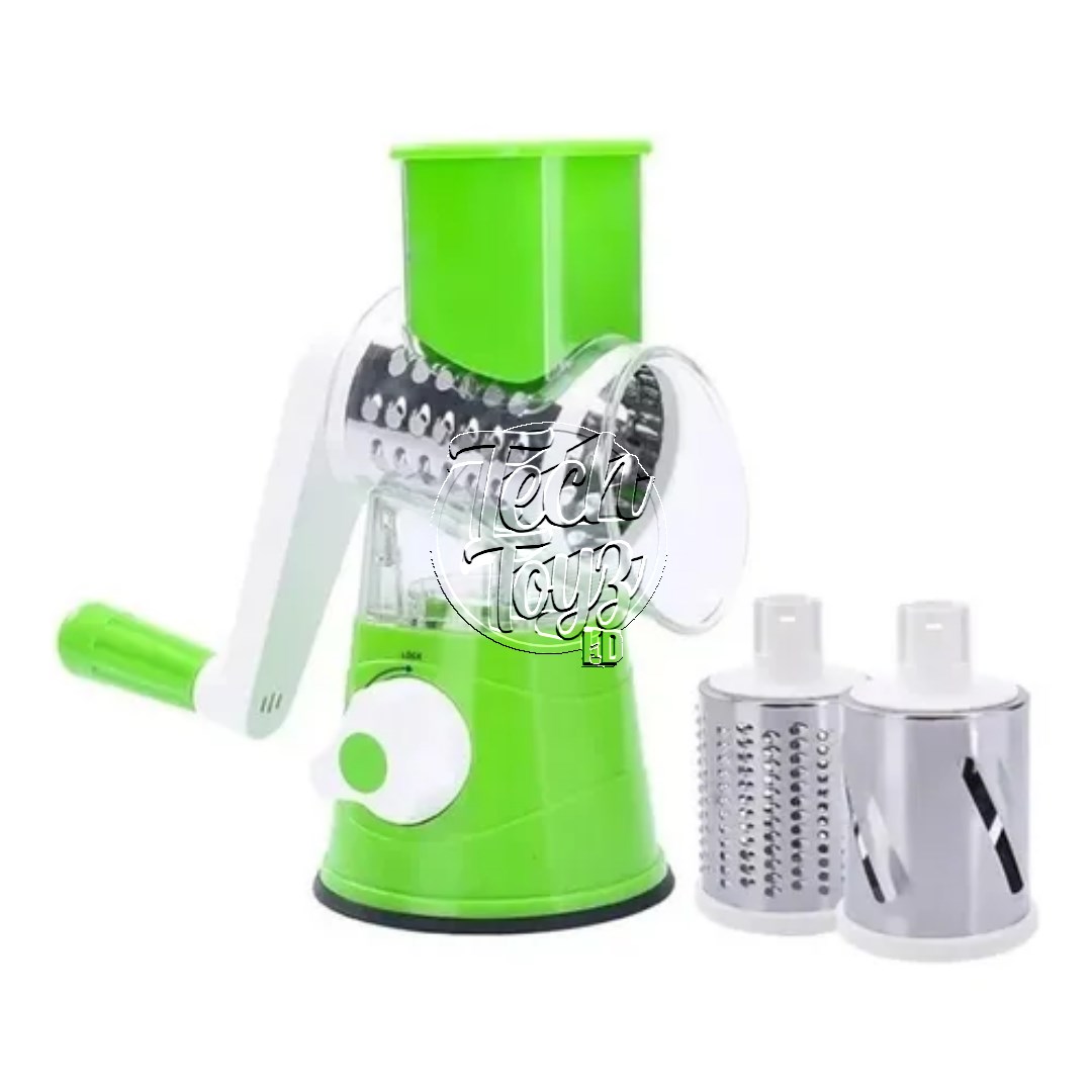 Molino Multiusos Rayador Cortador 3 En 1 Verduras Frutas