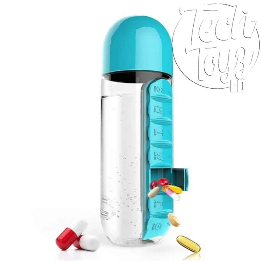 LD1012 BOTILITO TERMO CON PASTILLERO SEMANAL PORTATIL - Image 3